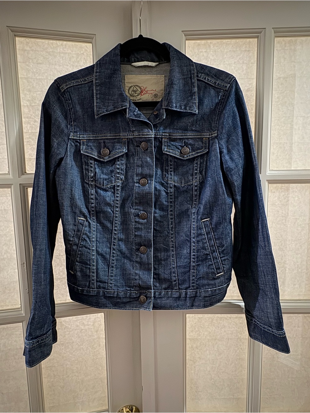 GAP Dark Blue Denim Jacket for Women